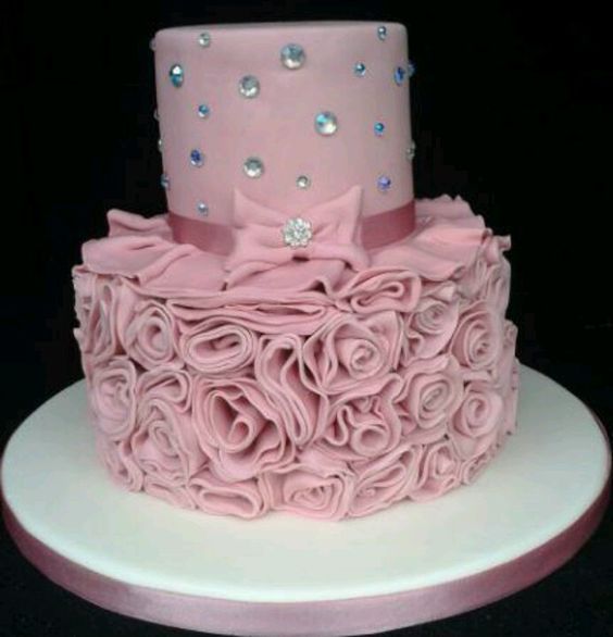 Pink Birthday Cake