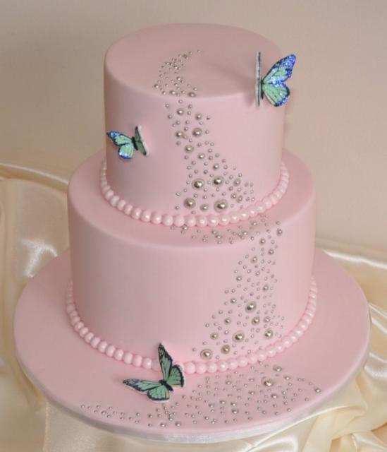 Pink Girl Birthday Cake