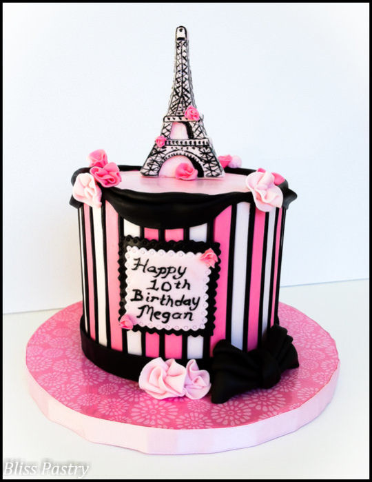 6 ShopRite Cakes Paris Photo - Paris Themed Birthday Cake, Pink Paris ...