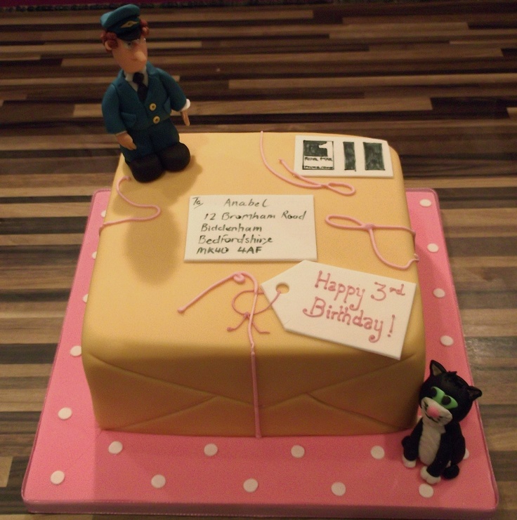 9 Funny Birthday Cakes For Mailman Photo Happy Birthday Mailman Cake Postman Pat Birthday