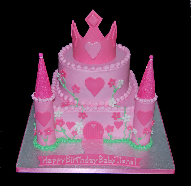 Princess Castle Birthday Cake