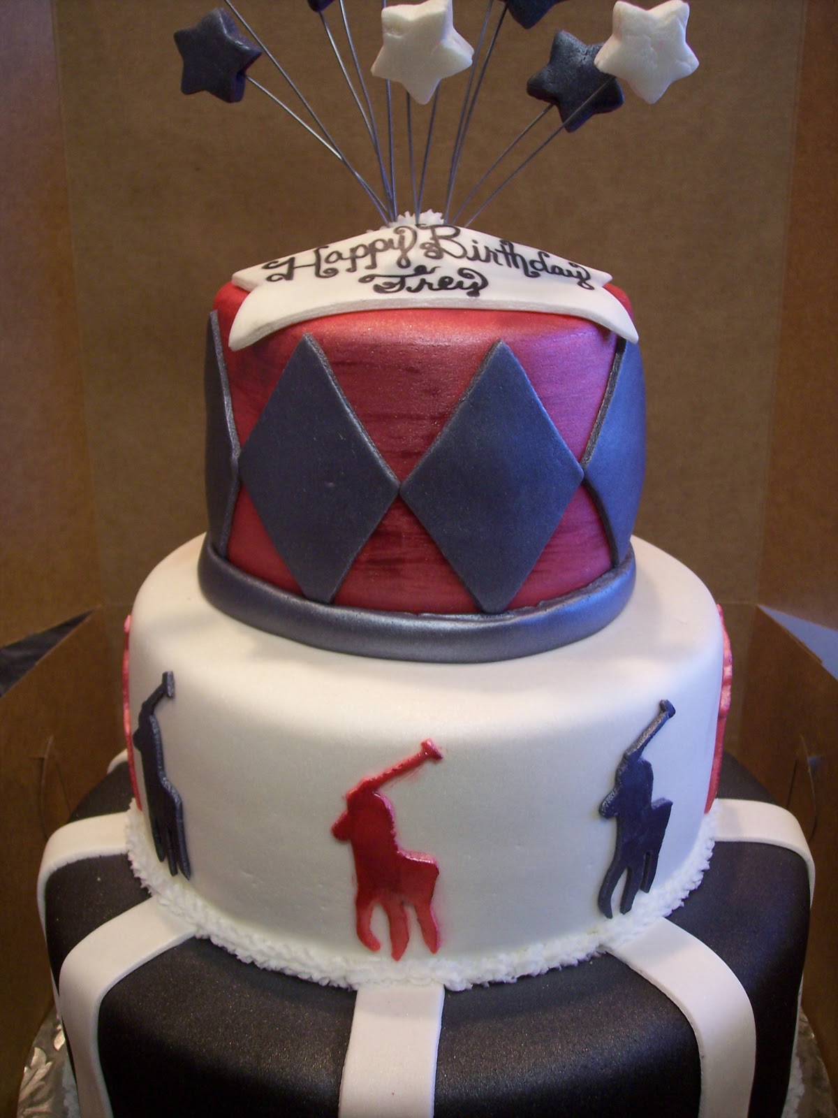 Ralph Lauren Polo Birthday Cake