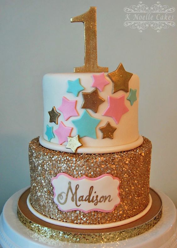 Twinkle Little Star Birthday Cake