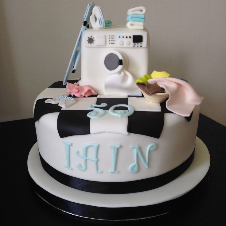 Washing Machine Birthday Cake