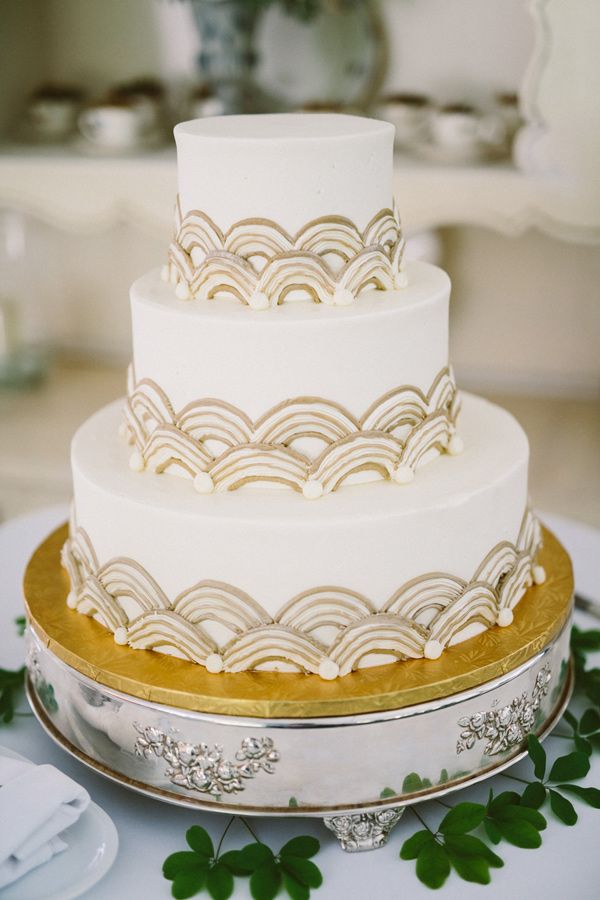 Art Deco Wedding Cake