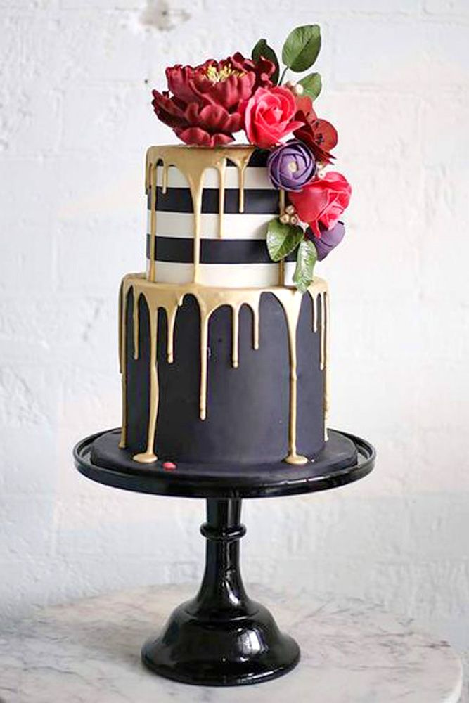 Black Wedding Cake