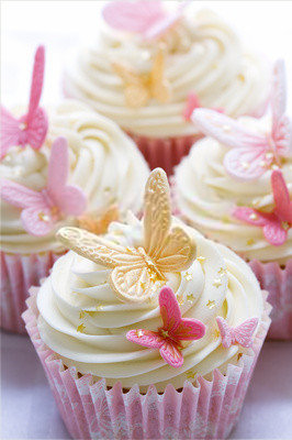 Butterfly Baby Shower Cupcakes