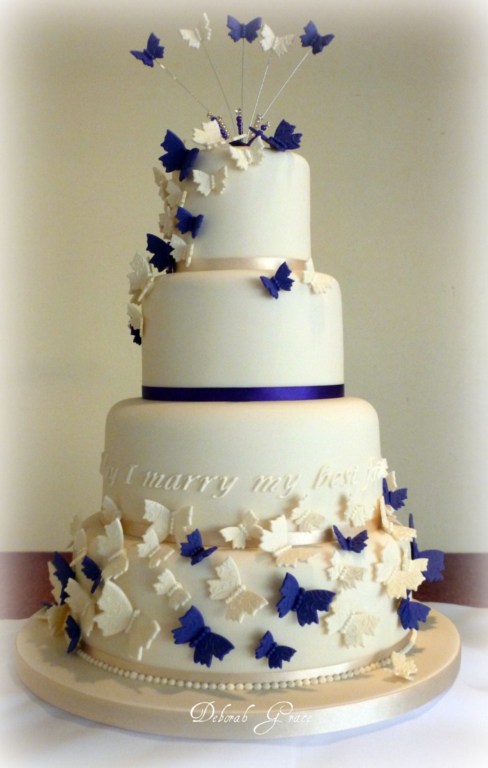 Butterfly Wedding Cake