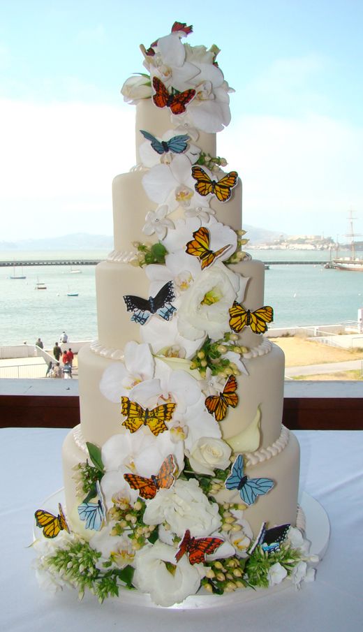 Butterfly Wedding Cake