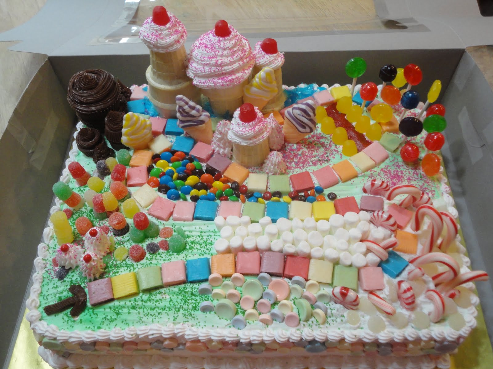 Candy Land Birthday Cake