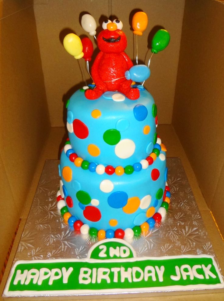 Elmo Birthday Cake