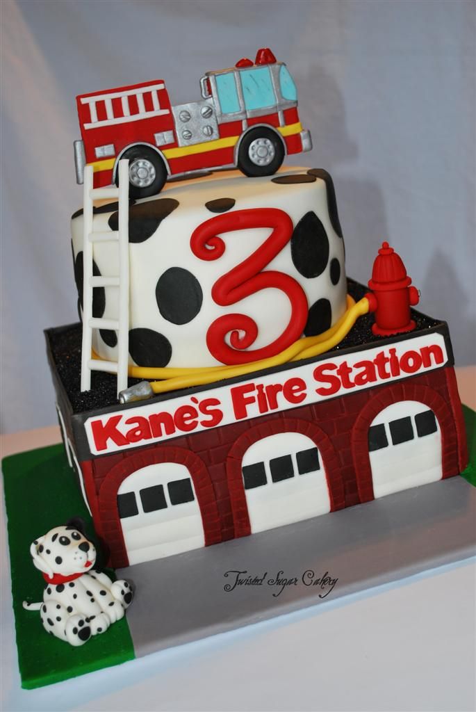 Fire Truck Cake Decorations