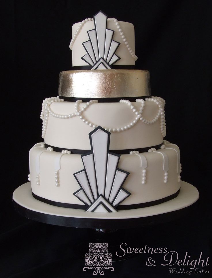 Gatsby Wedding Cake Ideas