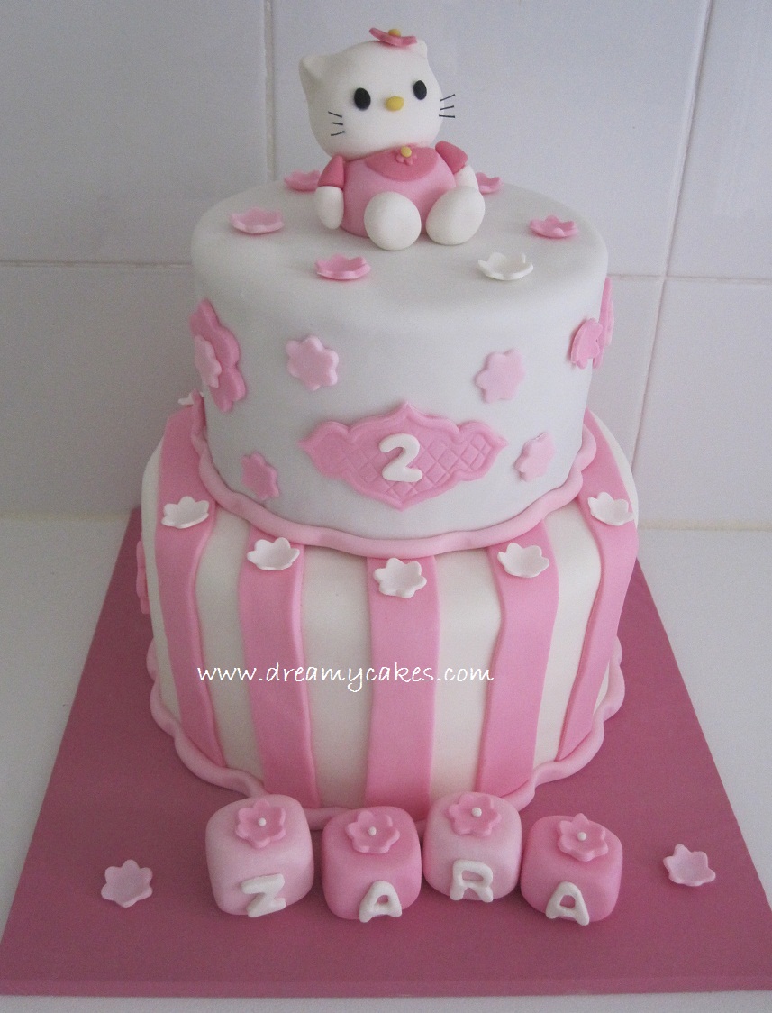 Girls Hello Kitty Birthday Cake