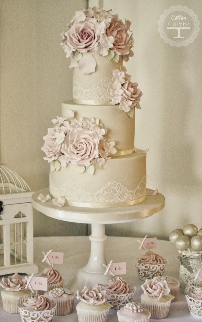 Lace Wedding Cake