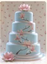 Lotus Flower Wedding Cake