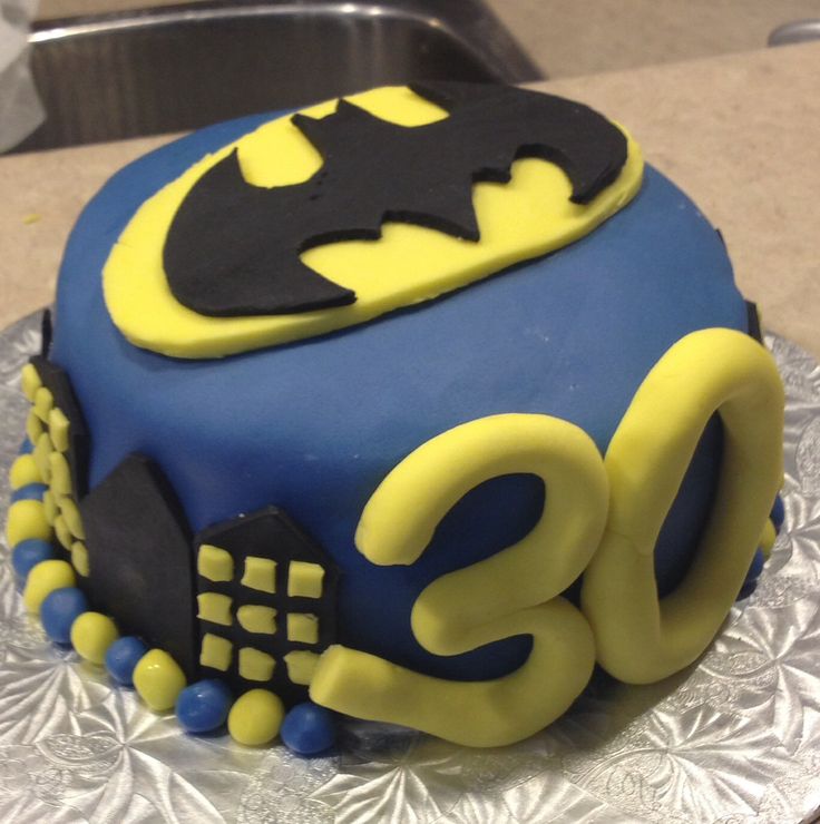 Pinterest Batman Birthday Cake