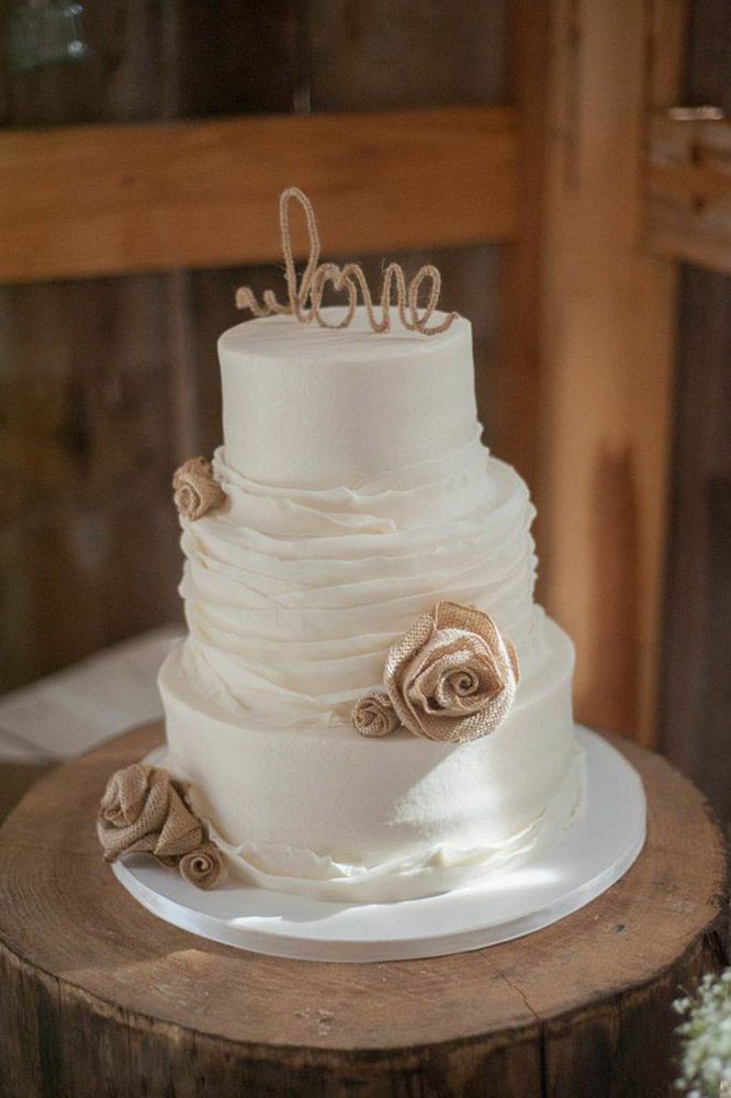 7 Photos of Rustic Barn Wedding Cakes