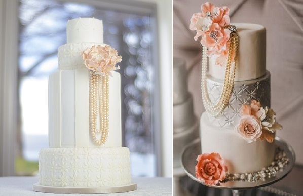 Vintage Gatsby Wedding Cake Ideas