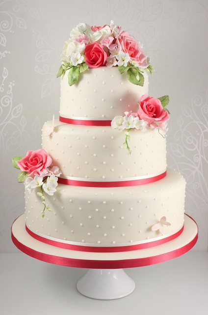 3 Tier Wedding Cake