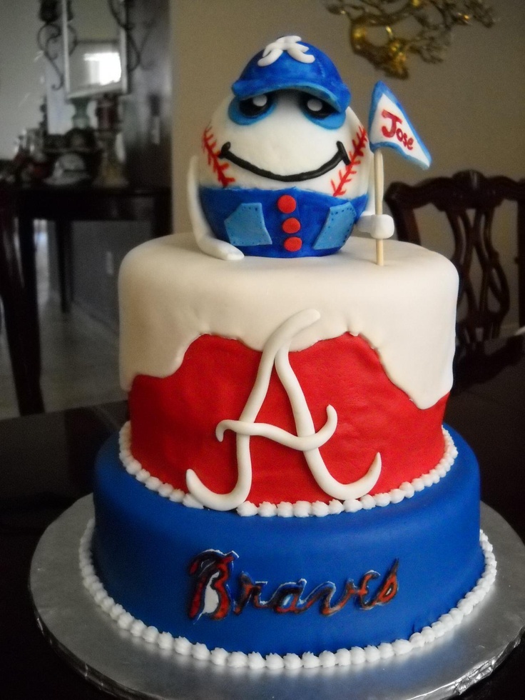 Atlanta Braves Wedding Cakes