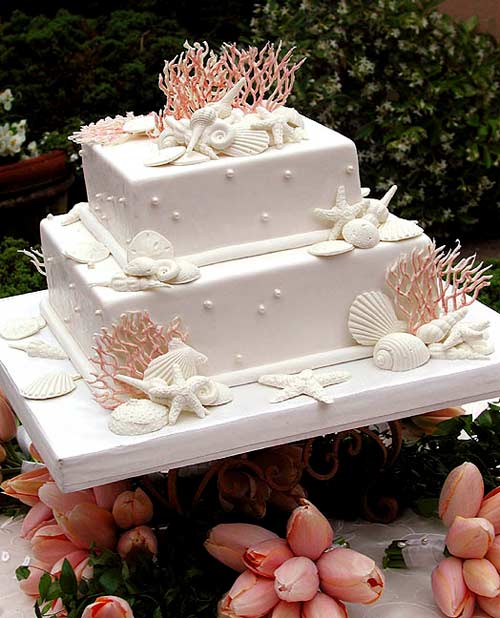 Beach Wedding Cake Ideas