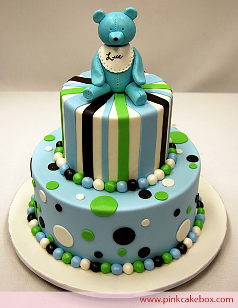 Bear Baby Shower Cake