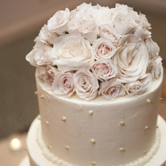 9 Photos of Blush Colored Wedding Cakes With Flowers