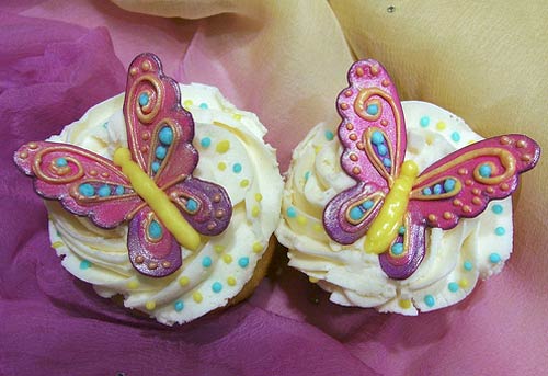 Butterfly Cupcake Wedding Cake Designs