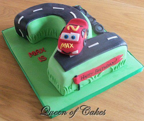 Car Shaped Birthday Cake