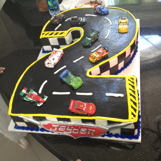 Cars 2 Birthday Cake