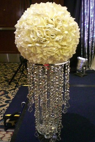 Crystal Wedding Cake Flowers