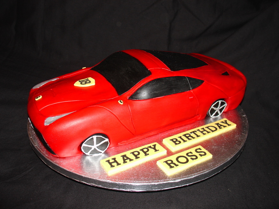 Ferrari Car Cake