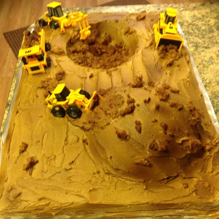 Heavy Equipment Birthday Cake