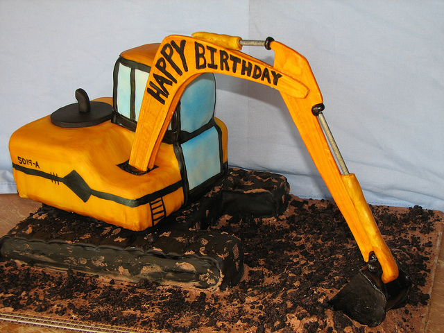 Heavy Equipment Cake