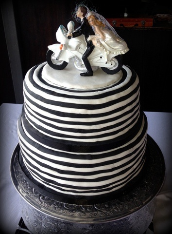 Motorcycle Wedding Cake