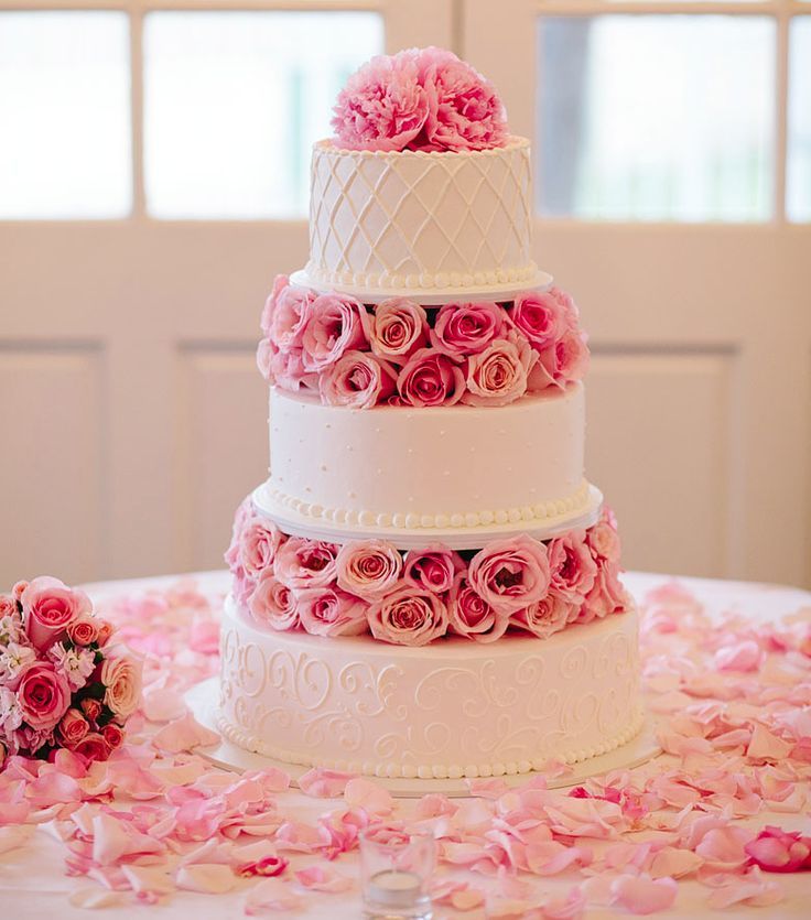 Photography Pink Wedding Cakes