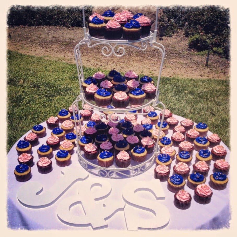 9 Photos of Blue Green And Pink Wedding Cupcakes