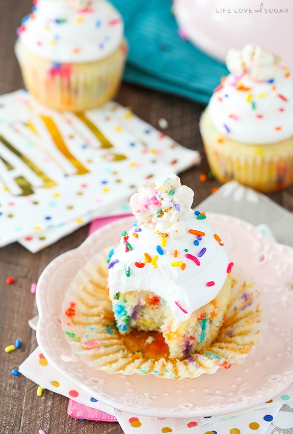 Popcorn Cupcake Recipe with Marshmallows