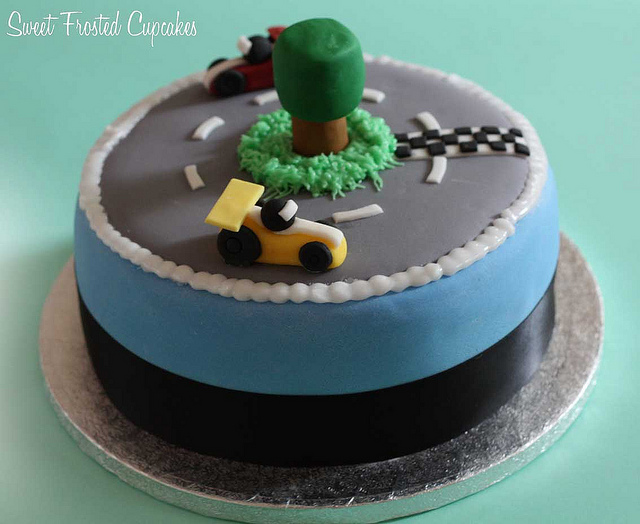 Race Car Birthday Cake