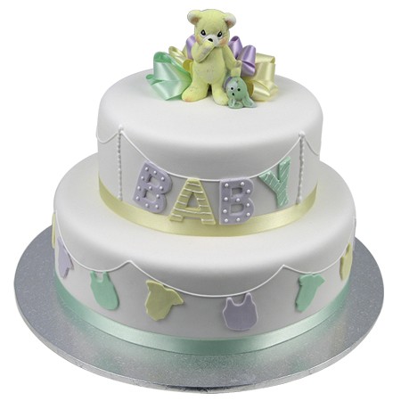 Teddy Bear Baby Shower Cake