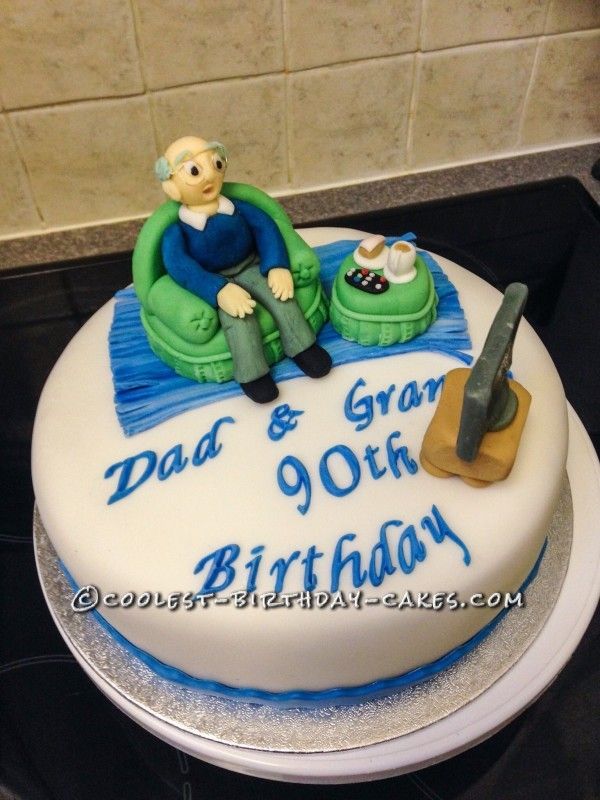 90th Birthday Dad Cake Ideas