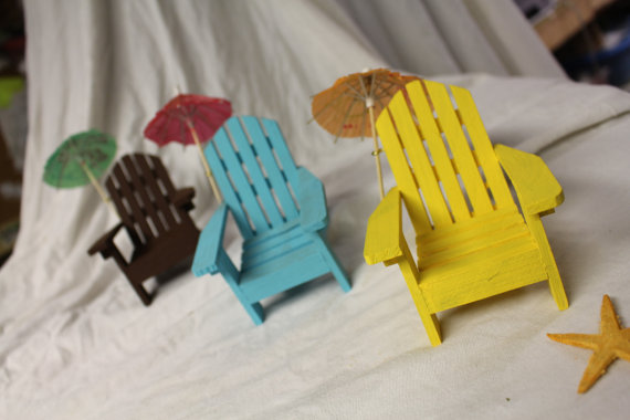 Adirondack Beach Chair Cake Topper