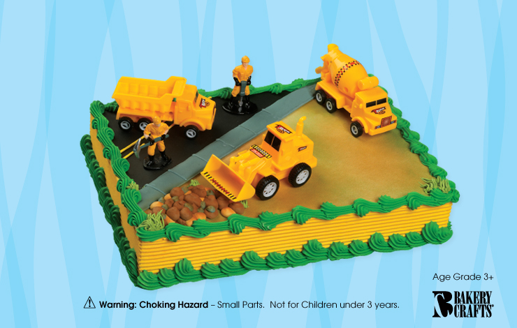 Construction Cake Decorations