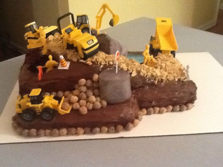 Construction Site Cake