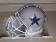 Dallas Cowboy Helmet Cake