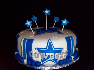 Dallas Cowboys Happy Birthday Cake