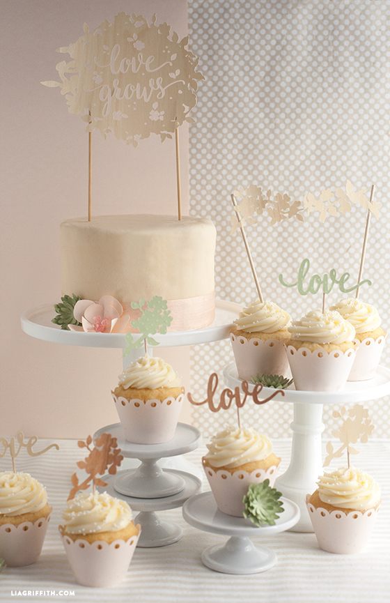 DIY Wedding Cake Topper