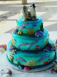 6 Photos of Wedding Cakes With Waterfall And Dolphins