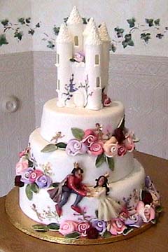 Fairy Wedding Cake Castle